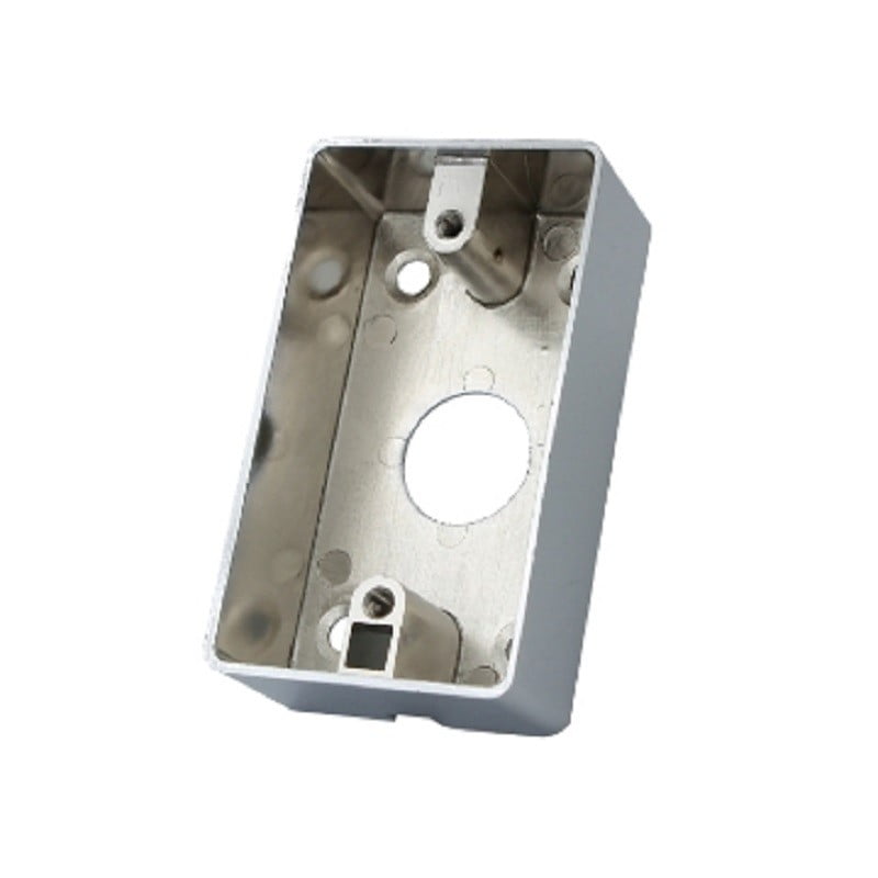 Caja en metal para el botón de control de acceso