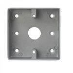 Caja de metal para el botón de salida