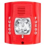 Luz estroboscópica con bocinas para pared