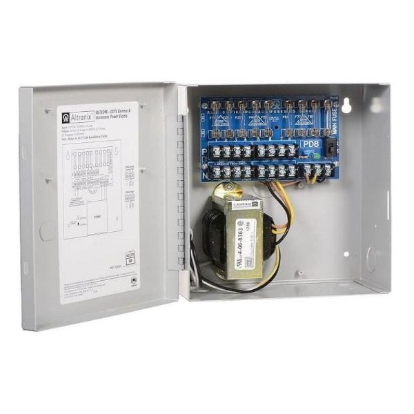 Fuente de alimentación 24VAC para 8 cámaras