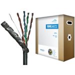 Cable STP Cat5e Blindado Ubiquiti Negro Exterior