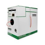 Cable FPLR 2x16AWG sólido rojo Rollo de 305mt