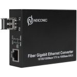 Media converter 10/100/1000m 1300nm multimodo 2 km