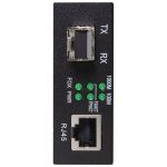 Media converter 10/100/1000m 1300nm multimodo 2 km