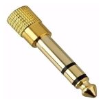 Adaptador de audio macho de 6,35 mm a estéreo hembra de 3,5 mm - Imagen 3