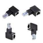 Adaptador Ethernet LAN 8P8C para cat 5e/6, macho a hembra