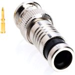 Conector de compresión BNC RG59 coaxial siamés - Imagen 2