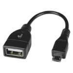 Cable OTG Micro USB a USB Hembra Negro-XTC-368 - Imagen 3